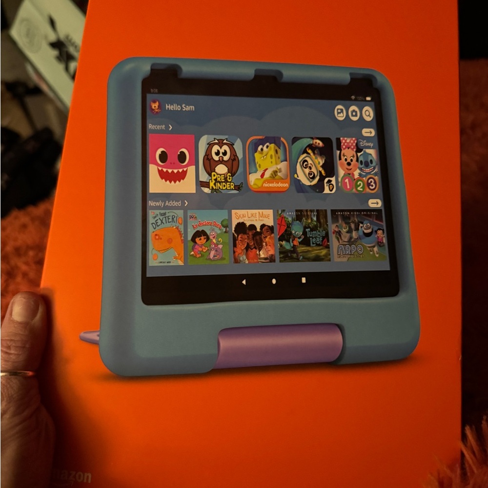 Amazon Kids Tablet - Light Blue and Purple